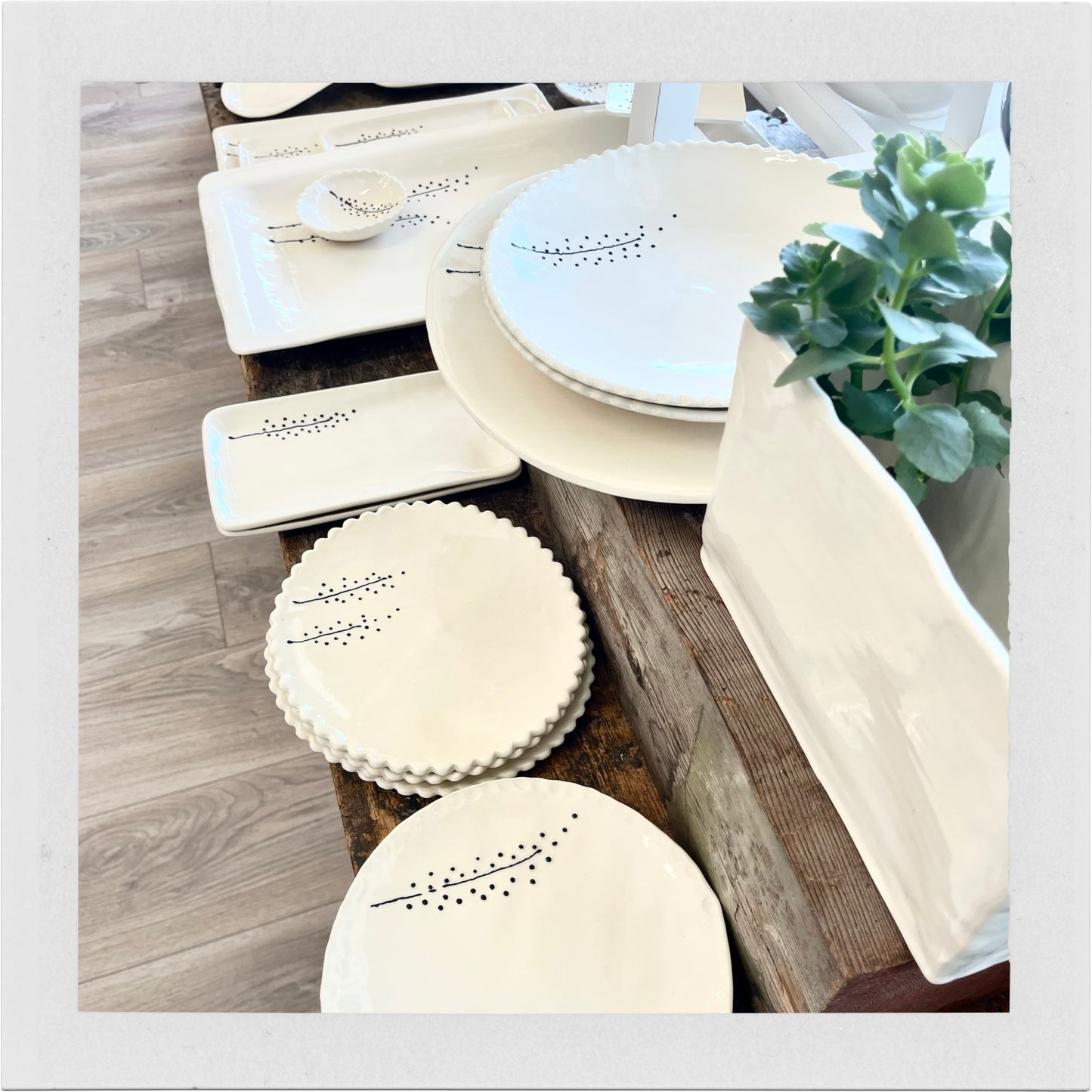 Medium Tray black decor