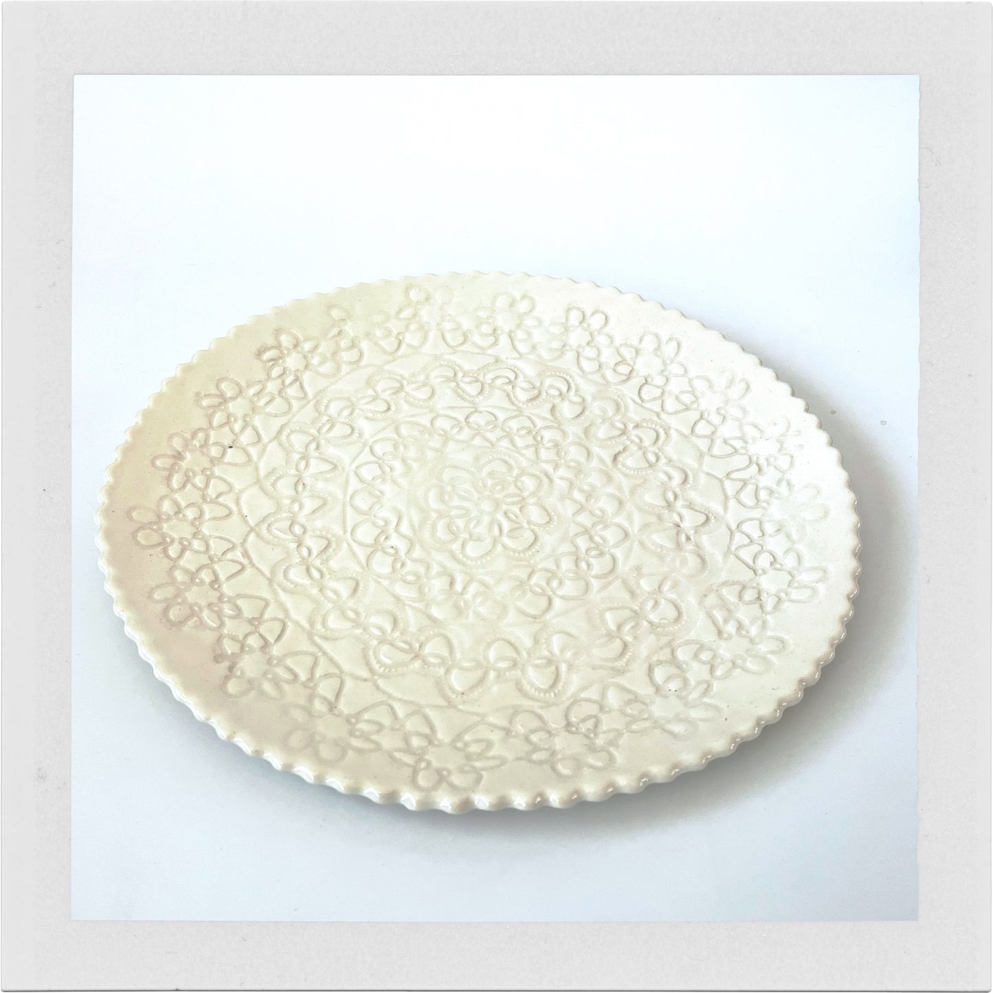Large plate crochet pattern