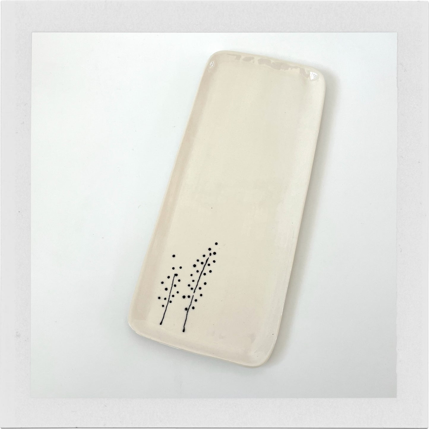 Medium Tray black decor
