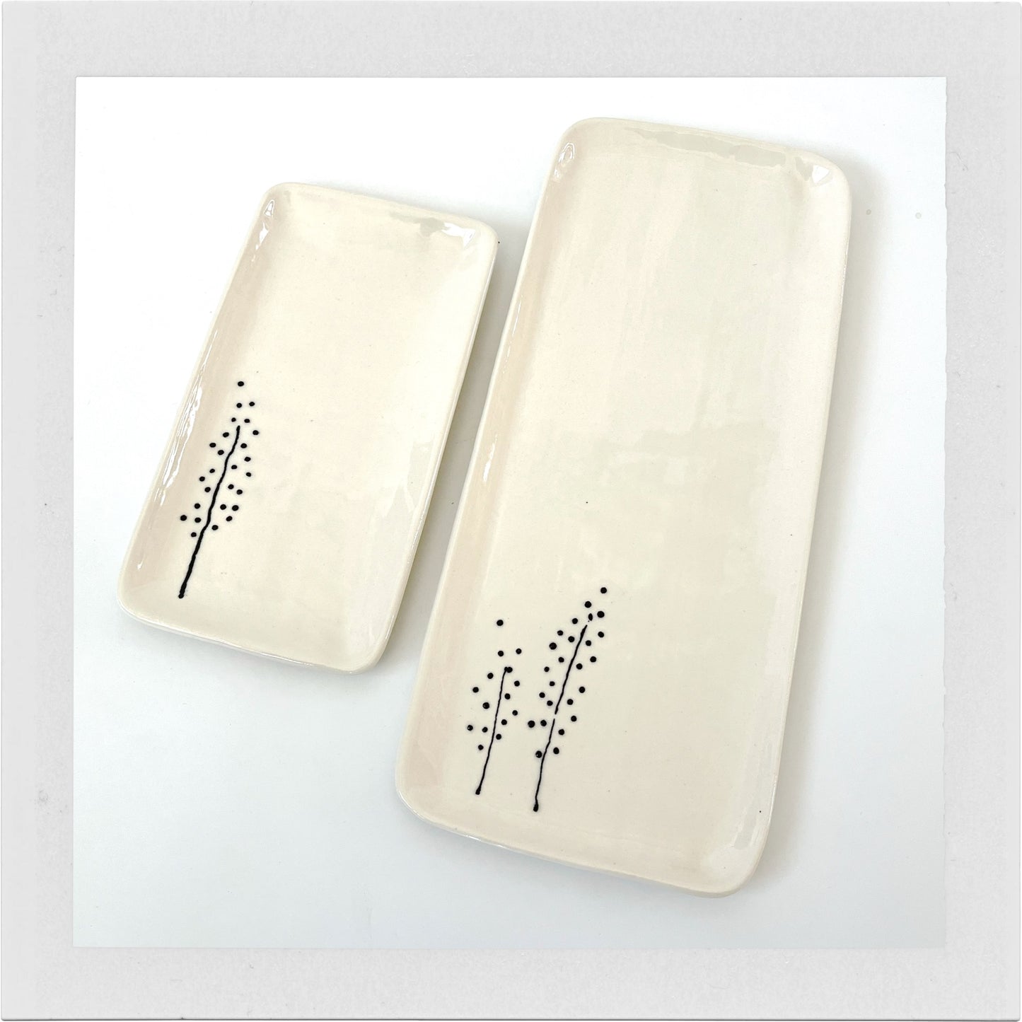 Small Tray black decor