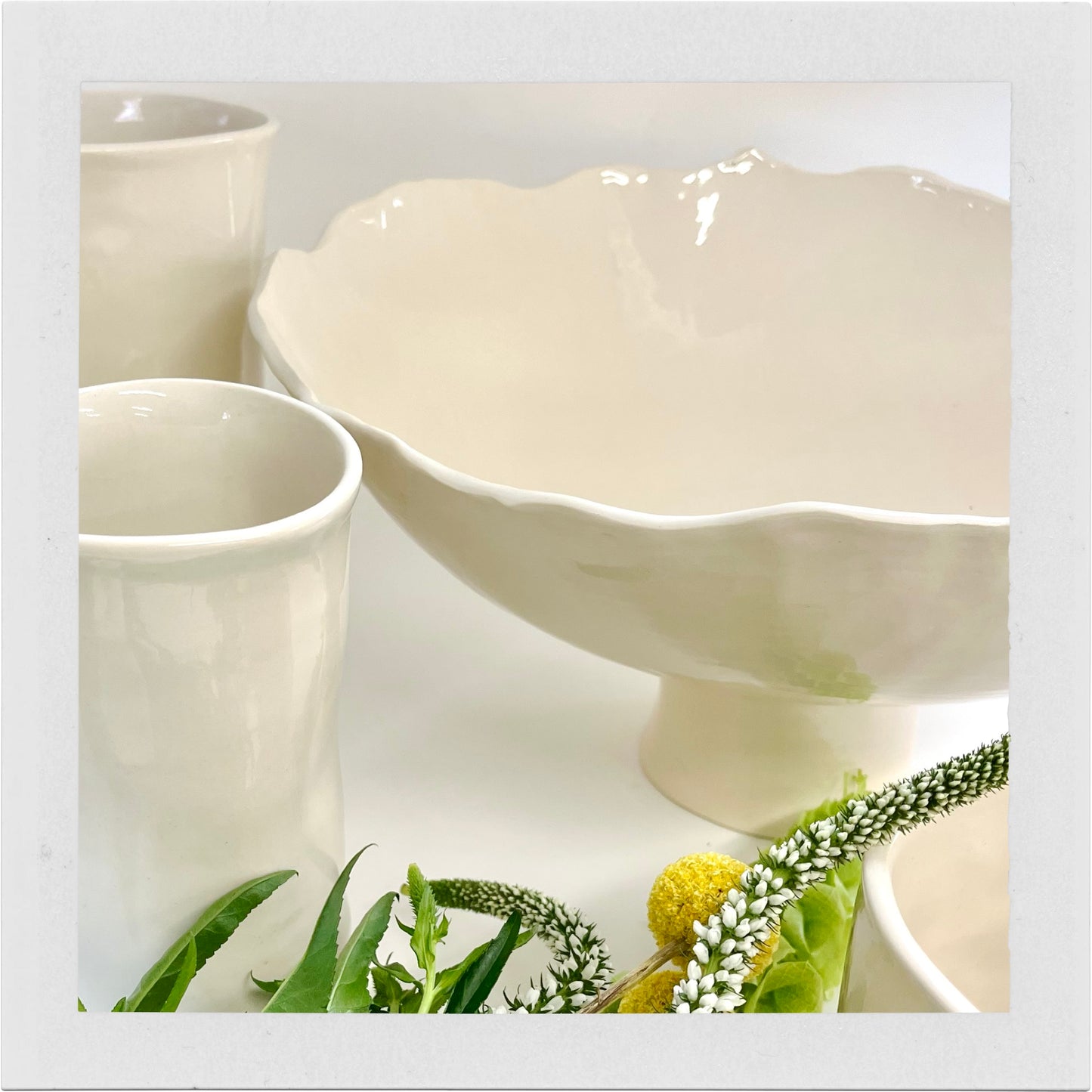 Large Footed Bowl