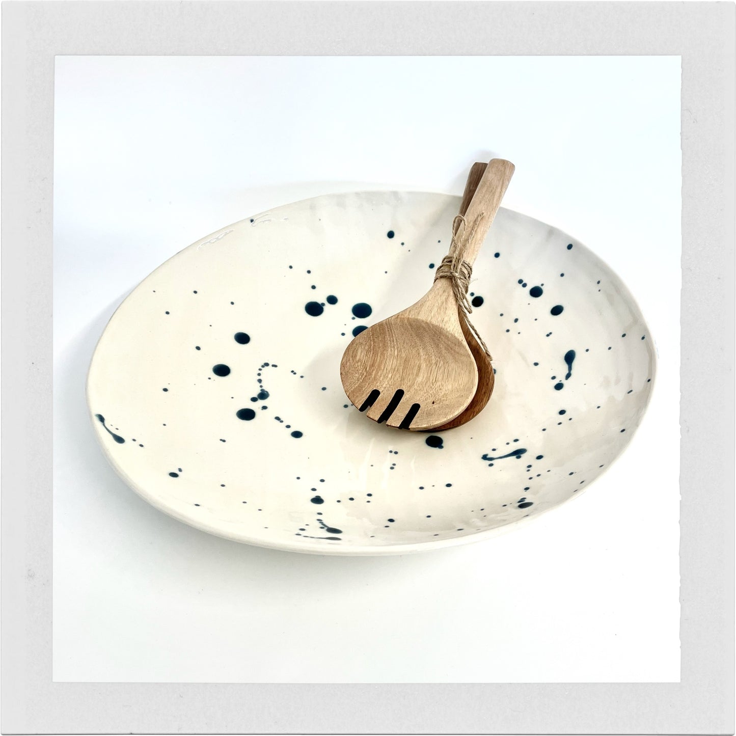Serving bowl - Splatter design