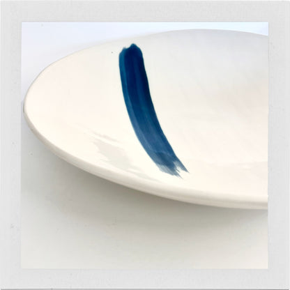 Serving bowl - Brushstroke design